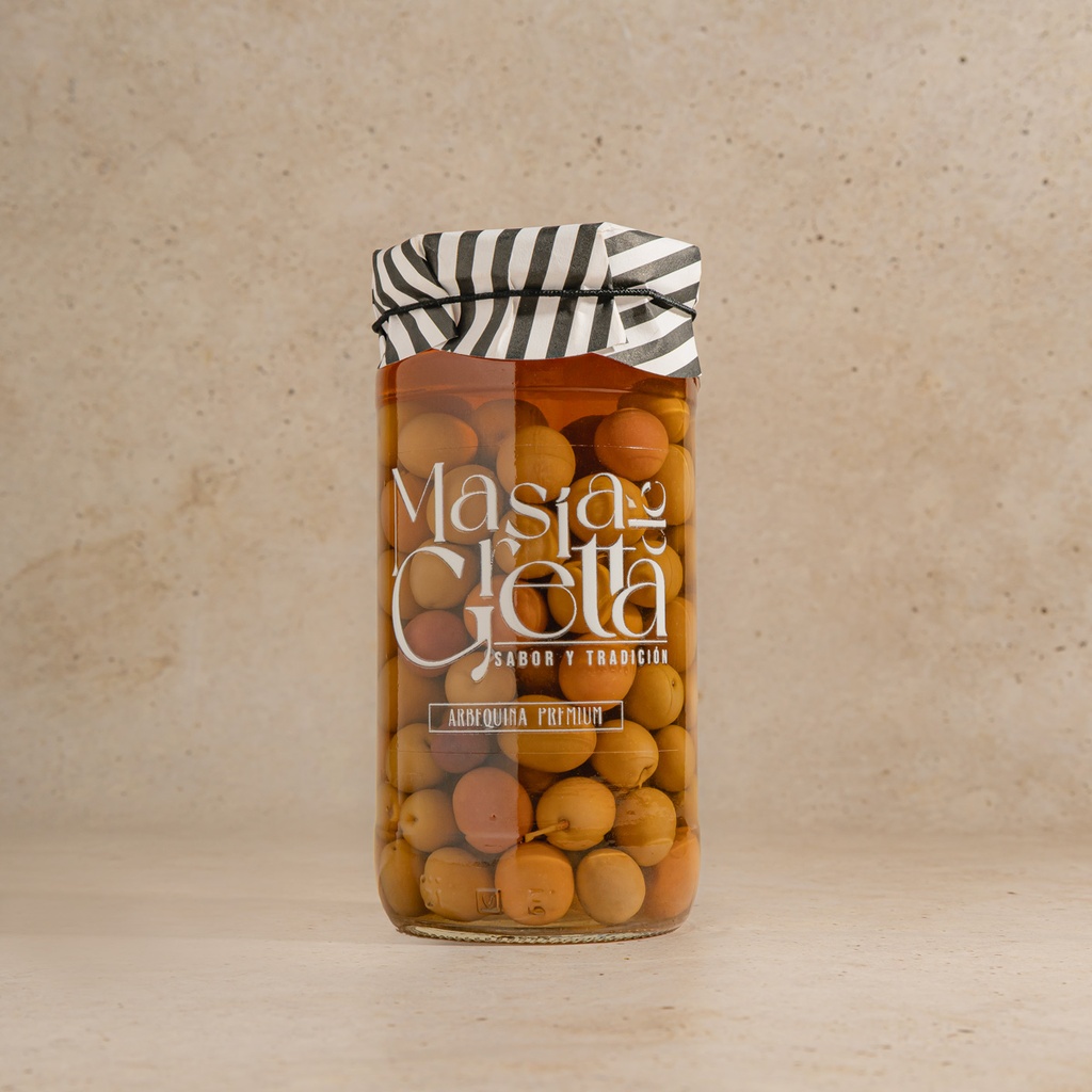 Tarro Aceitunas Arbequina Premium 345 g Neto MASÍA DE GRETTA