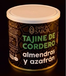 [8TCAA7] Lata 700 g Neto Tajine de Cordero con Almendras y Azafrán de ESENCIA Y SABOR