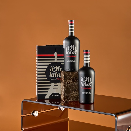[6L2RVOLL2] PACK 2 VERMOUTH ROUGE ¡OH LALA!